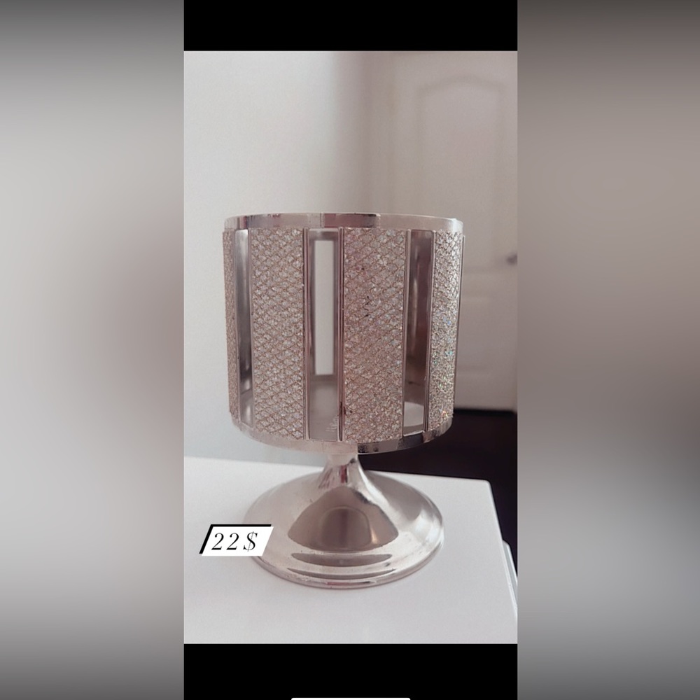 Dimond candle holder